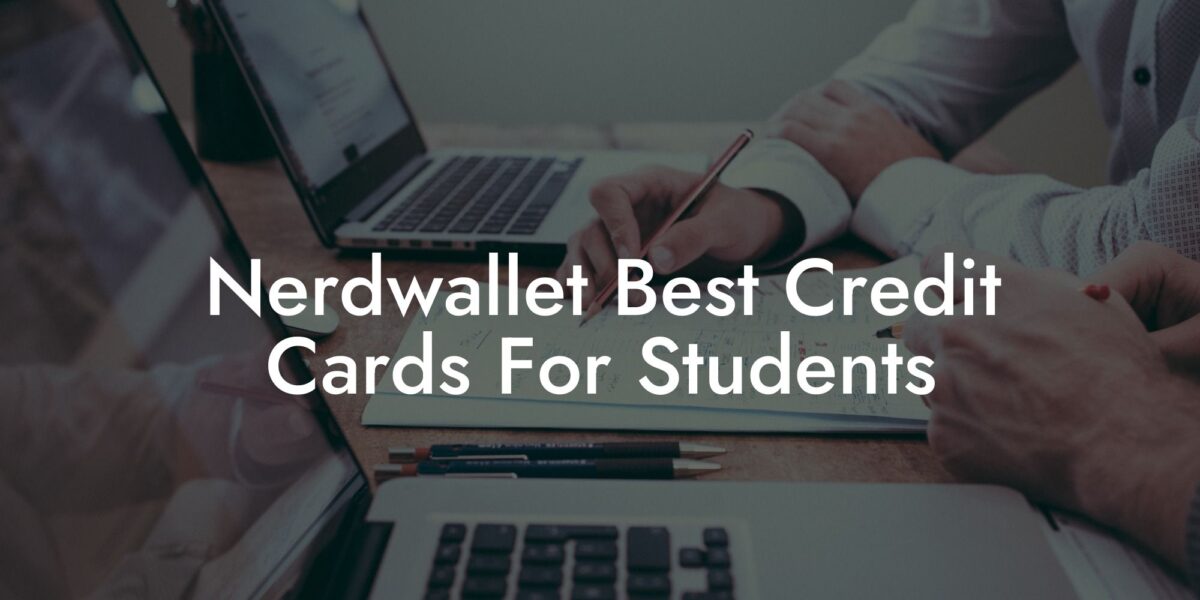 nerdwallet credit cards