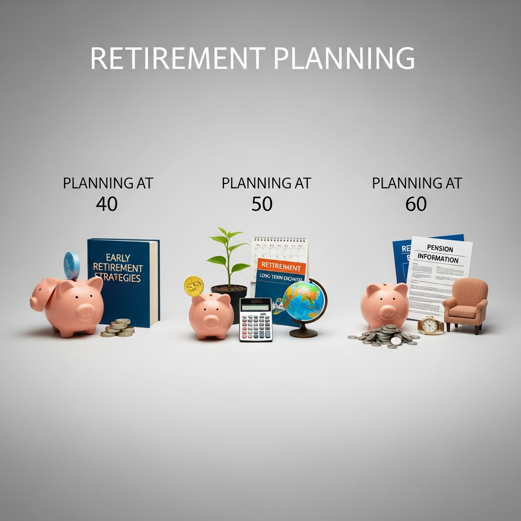 Retirement Planning at 40 vs 50 vs 60